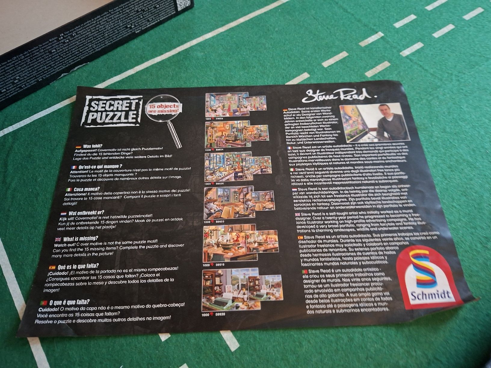 Puzzles: Schmidt Puzzle Secret – Gebraucht aus Emmenbrücke von Minejapa 1