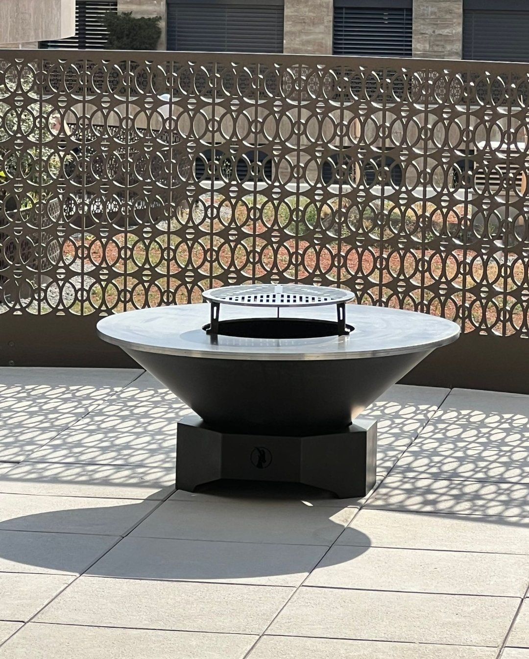 Bracieri: Design Gartengrill "Steinbock" Feuerplatte / Feuerschale – Nuovo e nell'imballaggio originale da Chur venduto da rest-posten-24 1