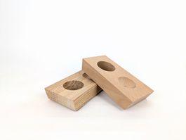 EIERHALTERUNG handgemacht aus Holz
