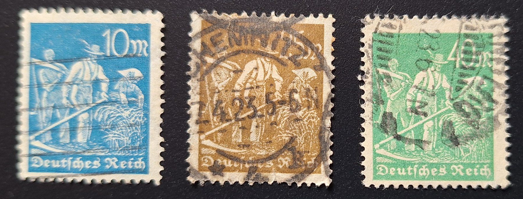 Tutti i francobolli: Deutsches Reich 1922 – Usato da Lohn-Ammannsegg venduto da konstrwu
