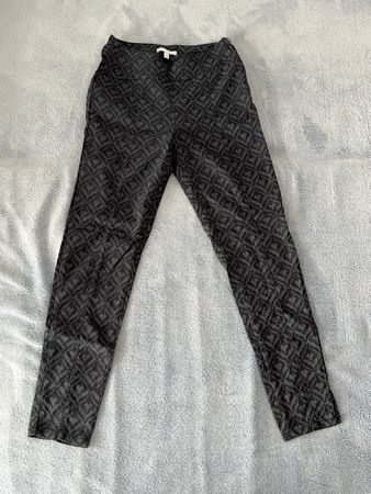 Charles Voegele Pants, Size EU 36, Black, Geometric