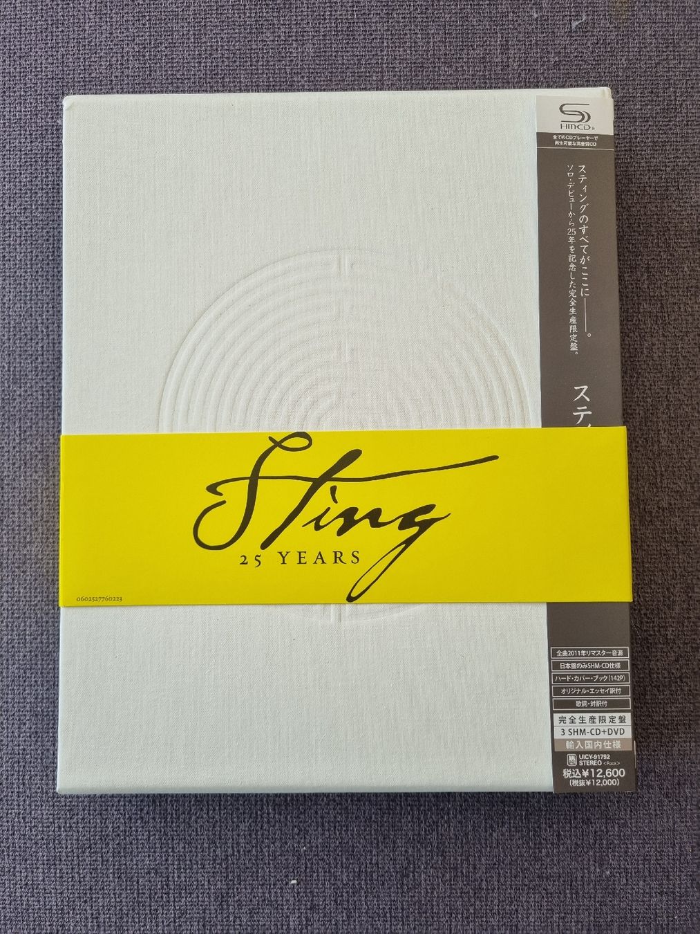 CD: Sting - 25 Years - 3x SHM-CD + DVD – Usato da Troistorrents venduto da Syrocks 5