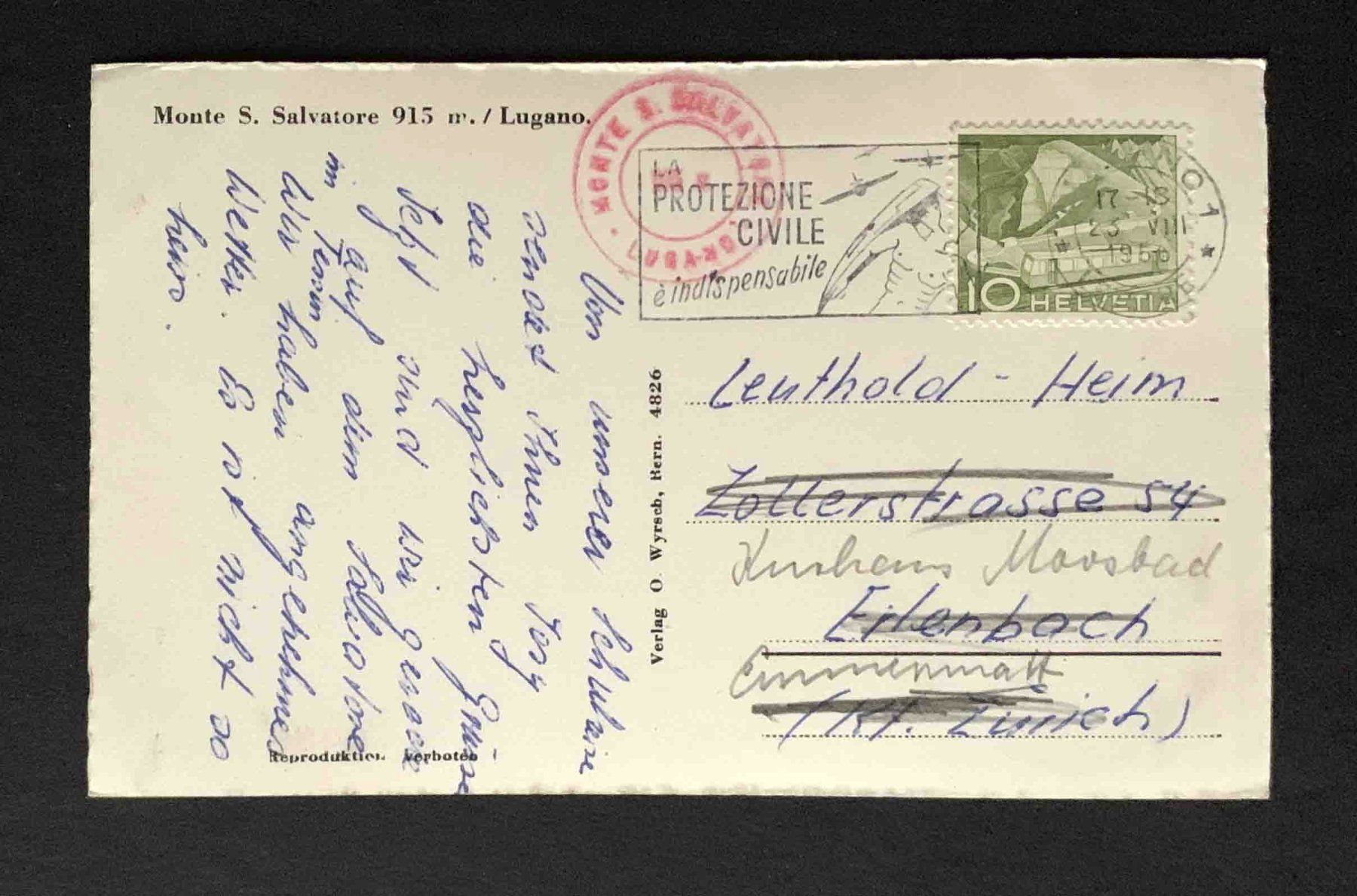 Cartoline postali: AK Monte S Salvatore Lugano – Usato da Goldau venduto da artelier1 1
