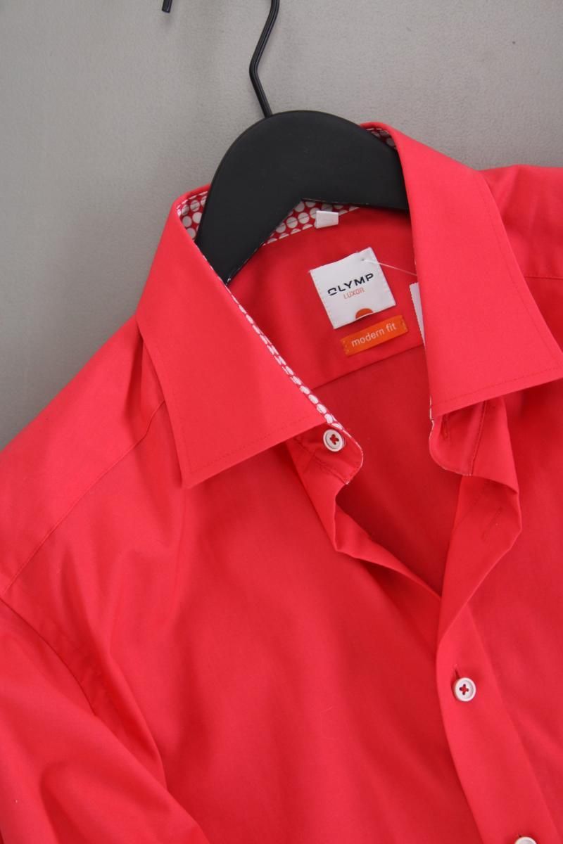 Chemises: Olymp Langarmhemd Gr. Hemdgröße 41 rot – D'occasion à Neustadt an der Waldnaab par SecondLifeFashion 1
