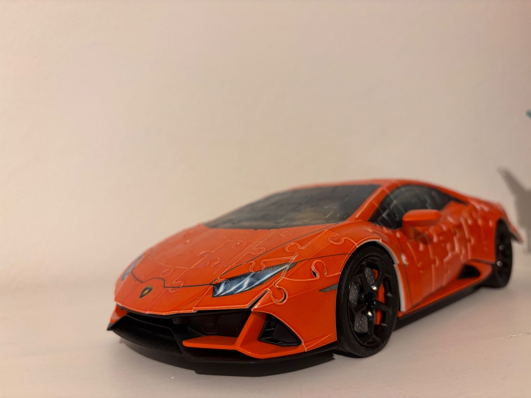 Ravensburger Puzzle: Puzzle 3D Lamborghini Huracan, orange, état impeccable – Usato da Veyrier venduto da MargaritaR 1