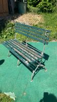 Banc jardin Garten Bank bois Holz métal pliable