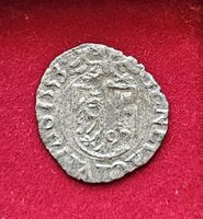 Genf Genève Kantonalmünze  1553 GENEVA CIVITAS 1/4 Sols
