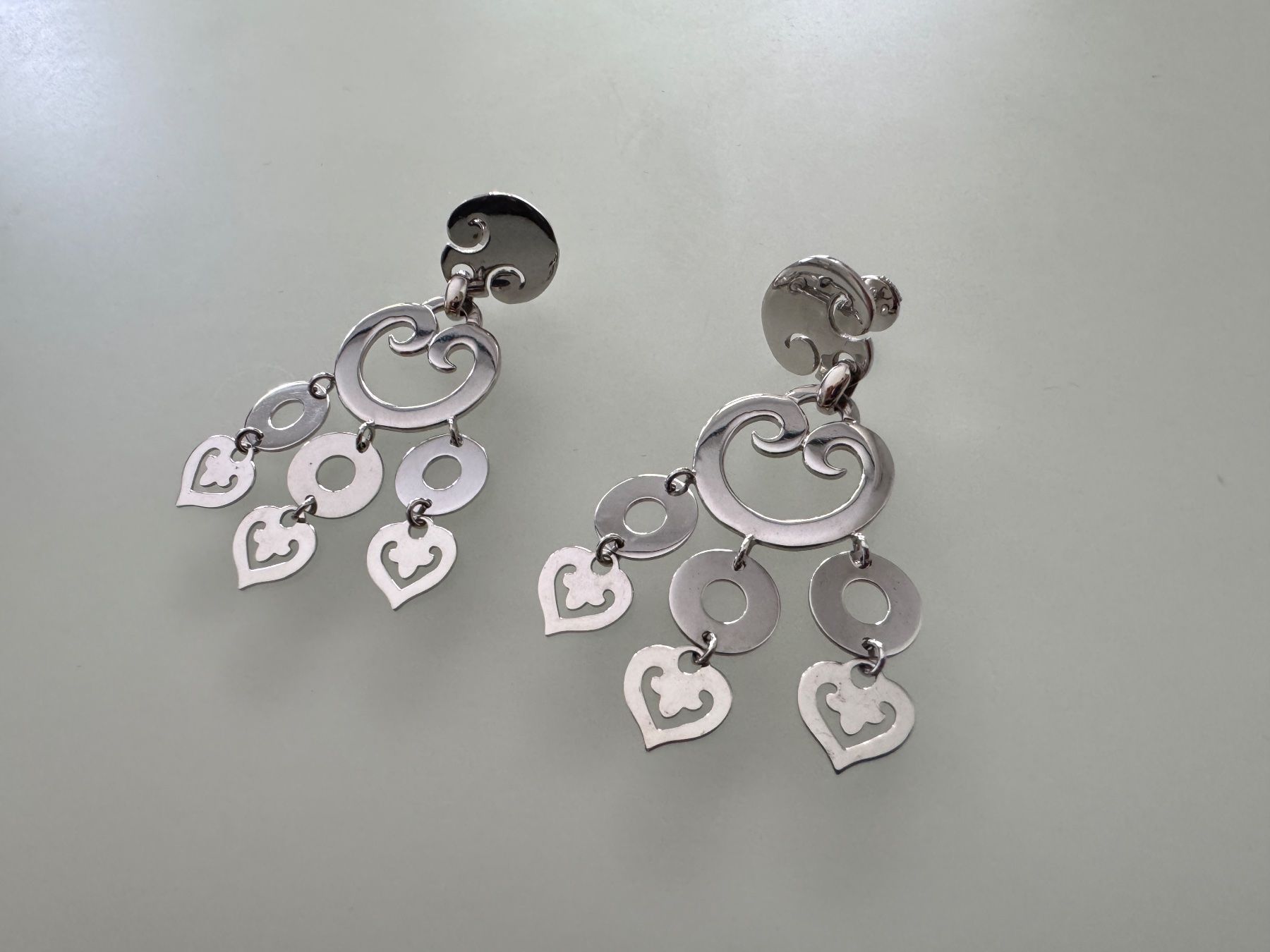 Boucles d'oreille: Boucles d'oreilles O.J. Perrin  en Or Blanc. – D'occasion à Geneve par iBest 4