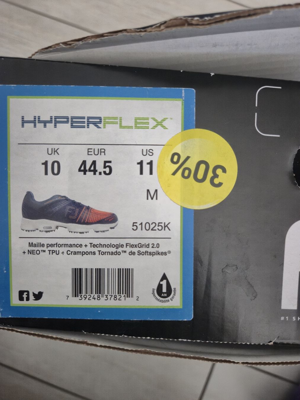 Scarpe da uomo: Chaussures de golf footjoy hyperflex – Nuovo e nell'imballaggio originale da Préverenges venduto da CocoWater77