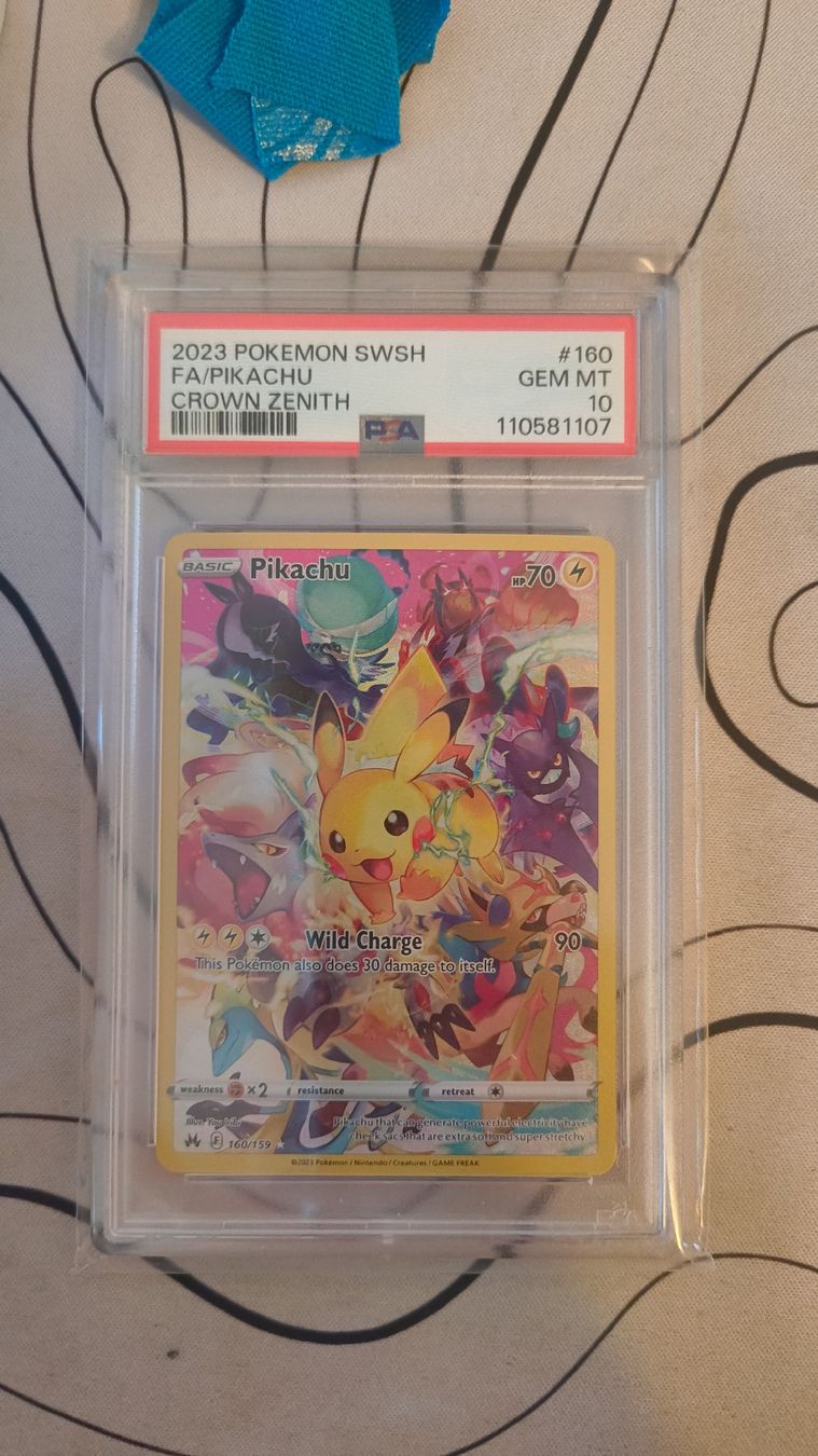 Pokémon Carte collezionabili: Pikachu Crown Zenith PSA 10 – Usato da Uster venduto da mar_rt6f