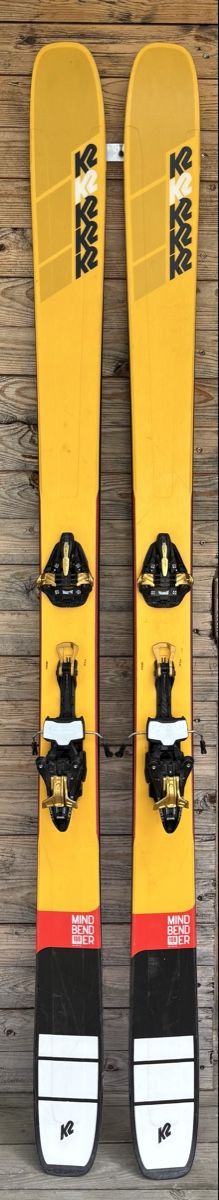 K2 Skis: K2 Mindbender 108 Ski mit Marker Kingpin – Gebraucht aus Serneus von cabrinha84