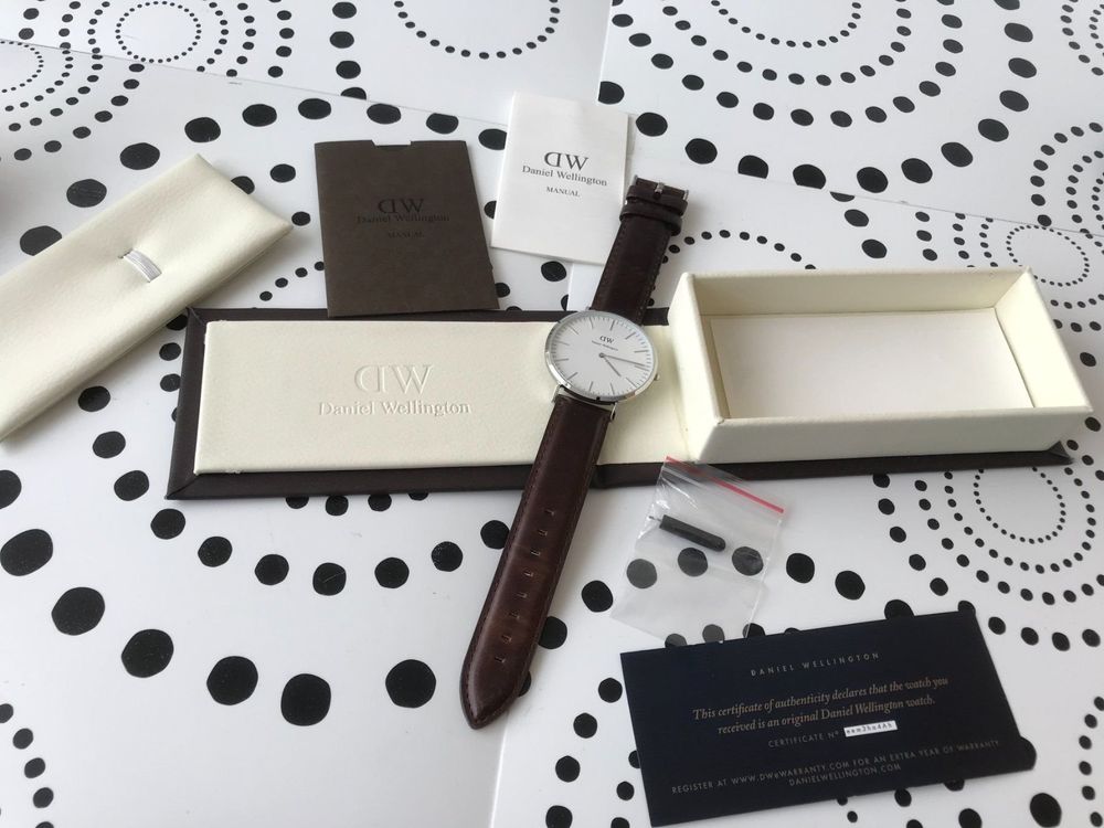 DANIEL WELLINGTON DW - WATCH FOR MEN - 41MM - WHITE DIAL !!! (Gebraucht ...