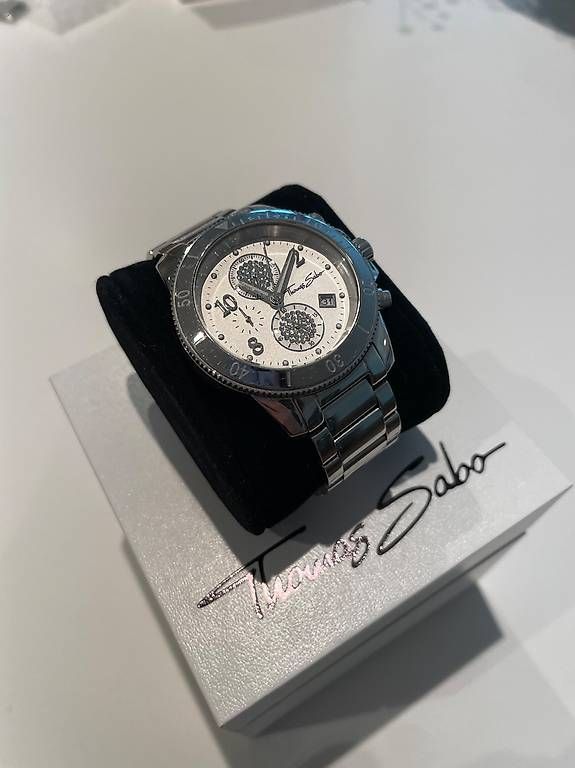 Thomas Sabo Uhren: Thomas Sabo Chrono Quarz Uhr 40mm – Gebraucht aus Münchenbuchsee von xk25_est