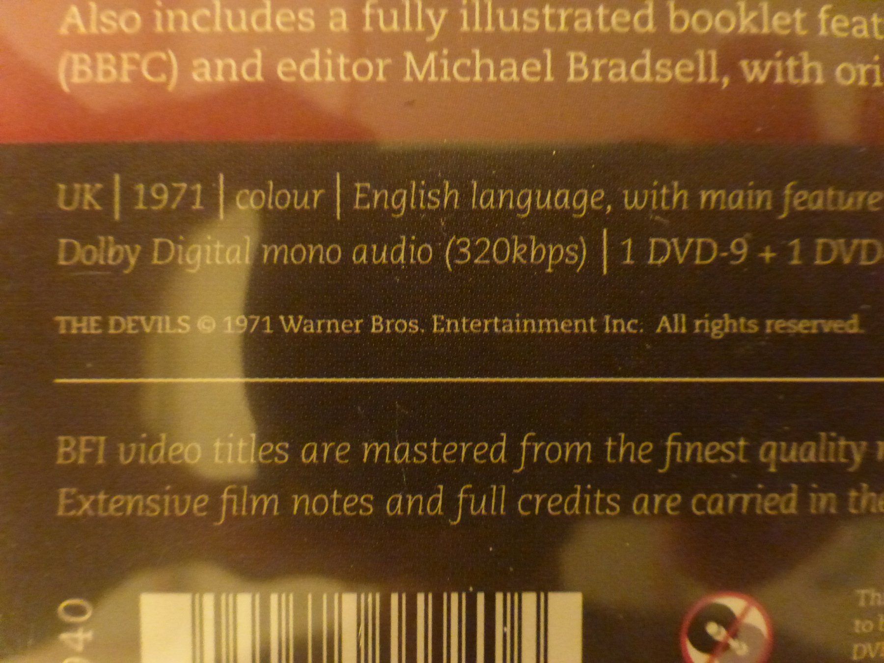 Tutti i DVDs: The Devils Ken Russel DVD – Usato da Zumikon venduto da psisound 5