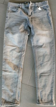 Jeans grau gefüttert Grösse 152