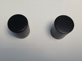 4 schwarze Wandhaken aus Mangoholz von H&M