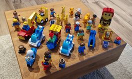 Lego Duplo Konvolut Fahrzeuge, Figuren ,Tiere