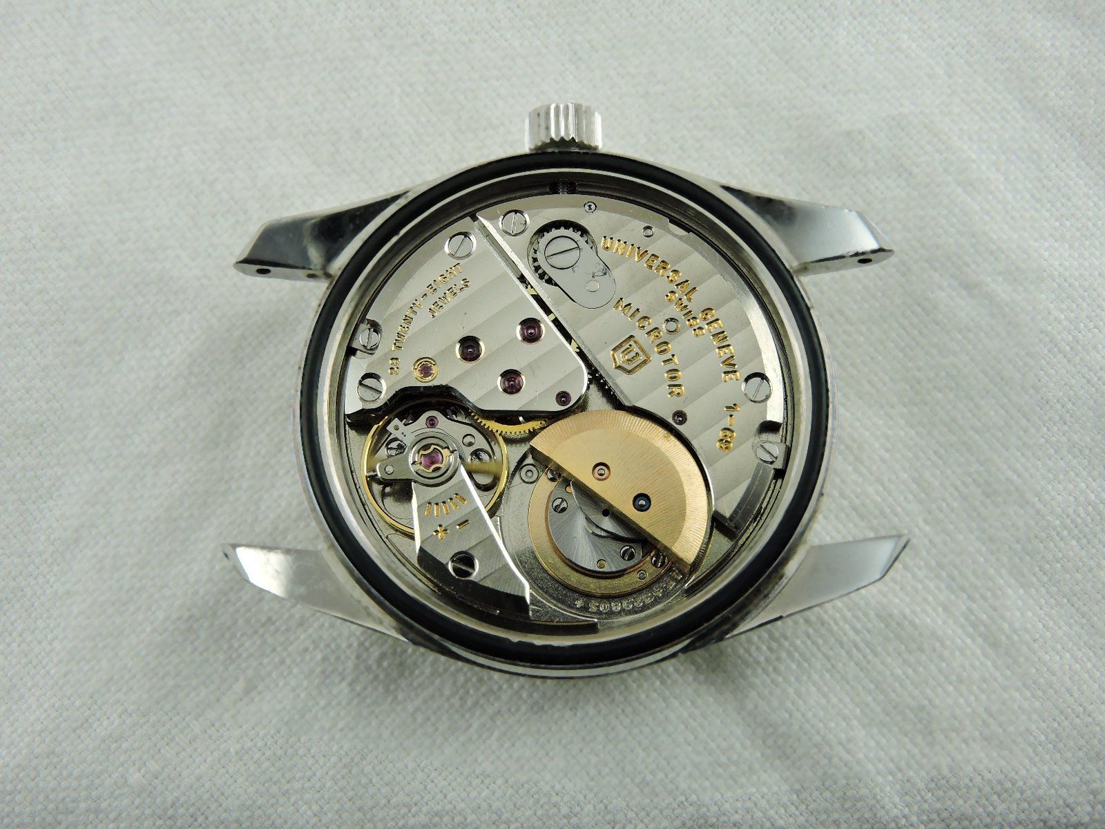 Universal Genève Orologi: 1967 Universal Genève Polerouter Date 869119-07 - Serviced – Usato da Bern venduto da Vintage-Oyster 9