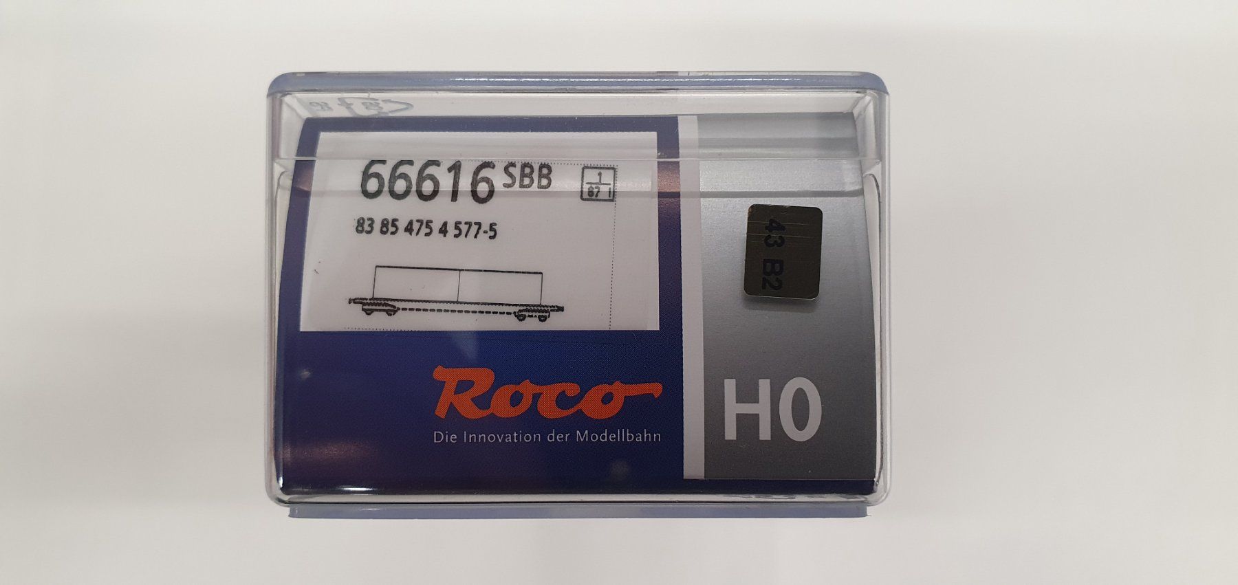 Roco Modelleisenbahnen: Roco 66616  SBB HUPAC mit 2 Auflieger DANZAS – Neu und originalverpackt aus Würenlos von jub_nd5j 2