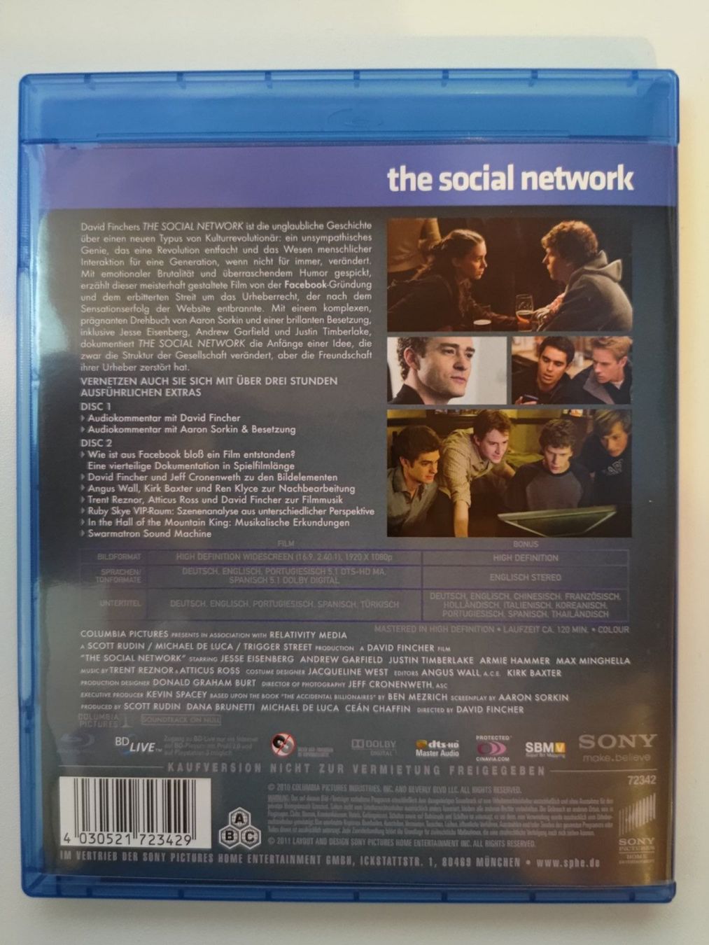 Tutti i DVDs: The Social Network – Usato da Liestal venduto da Kratzilla 2