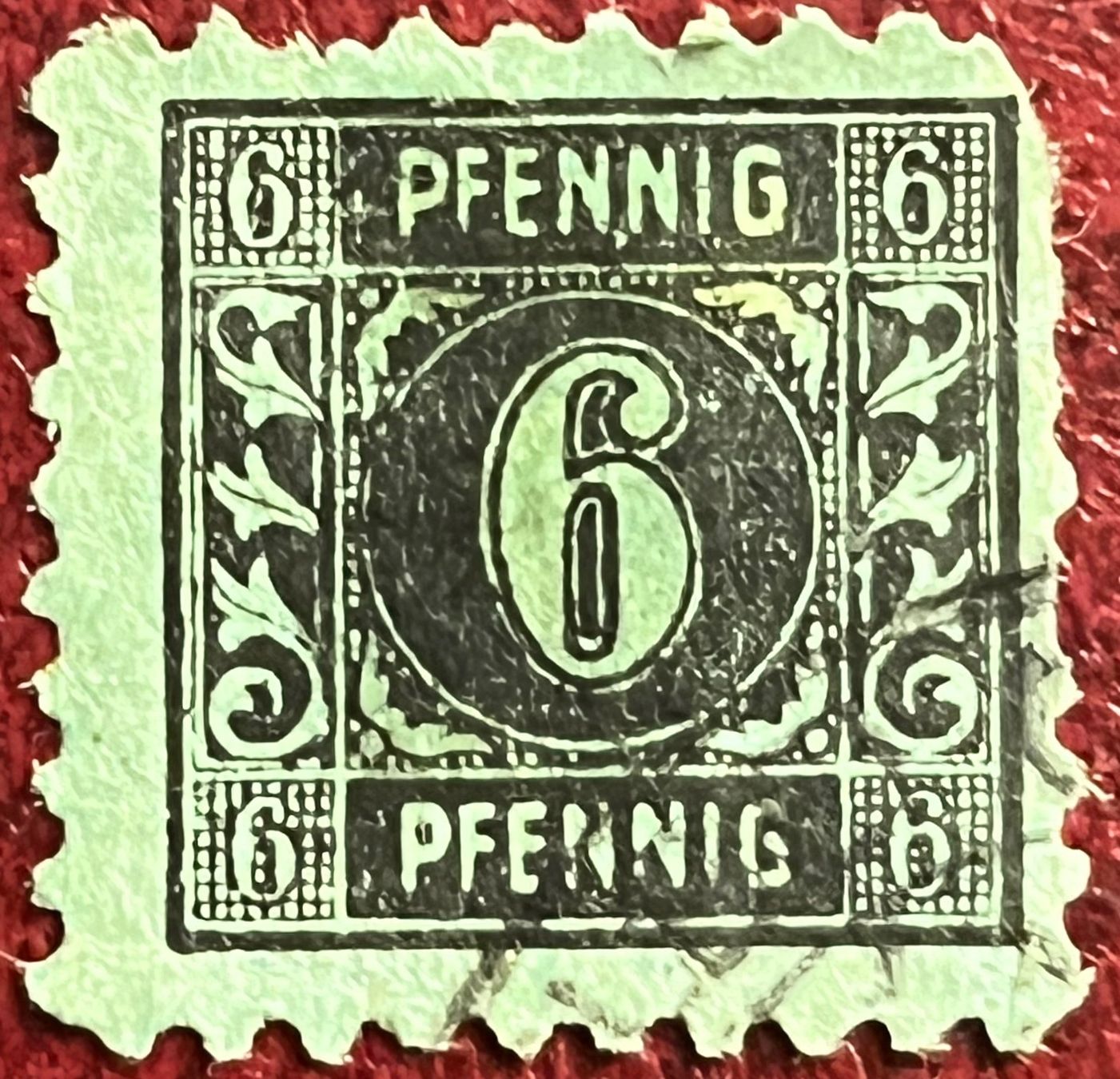 Tutti i francobolli: 1945 Deutsche - Soviet Briefmarke, 6 Pfennig – Usato da Chiasso venduto da AzenYa