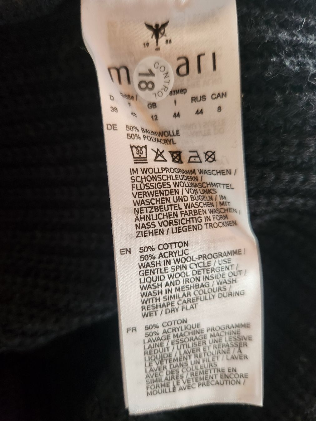 Monari Maglioni & Felpe: Pull à capuche Monari multicolore taille 38  – Usato da Niedergösgen venduto da Eva2410 4