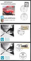 Deutschland 13 Sonderpostkarten U-Bahn 1971-1975