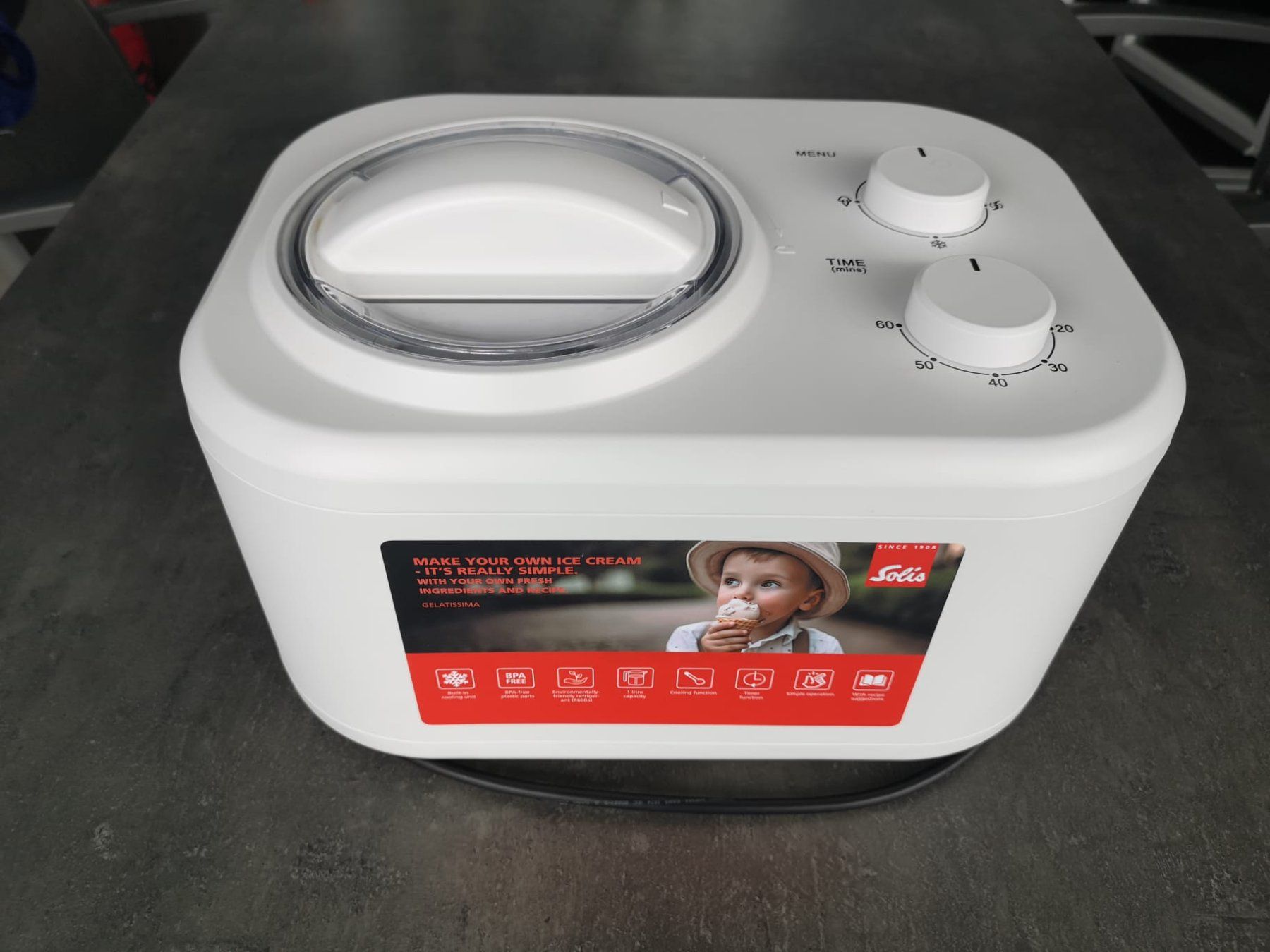 Solis Gelatissima Typ 8503 Glacemaschine mit OVP (D'occasion) à Pfungen ...