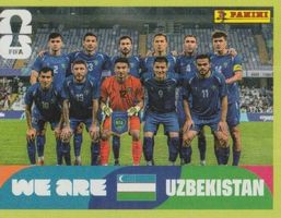FIFA WORLD CUP 2026 Panini Sticker UZB 13 WE ARE UZBEKISTAN