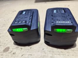 2 Festool Akkus 18V 5,2 Ah wenig Gebraucht
