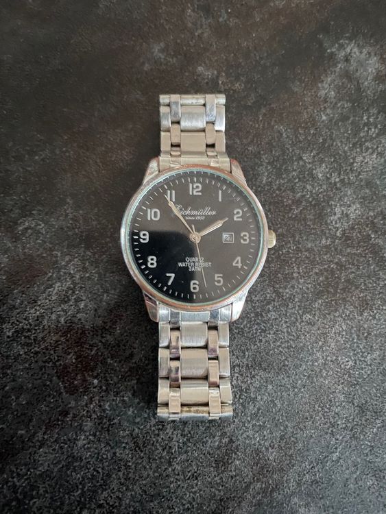 Montre BY BENYAR pour homme en acier inoxydable noire mat