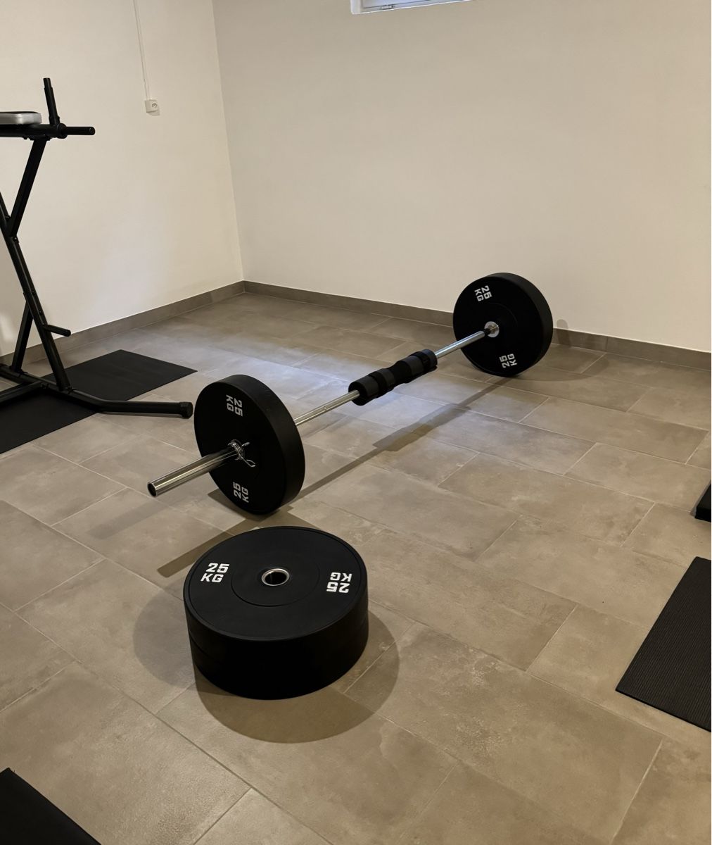 Manubri & Pesi: Langhantel Olympia mit 100kg Gewichten – Nuovo (secondo la descrizione) da Neerach venduto da irasan