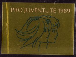 1989 Markenheft Pro Juventute ET-O  Katalogwert: 22.00 CHF