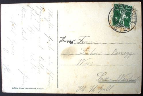 Cartoline postali: MONTREUX et la Dent du Midi – Usato da Jona venduto da philajona 1