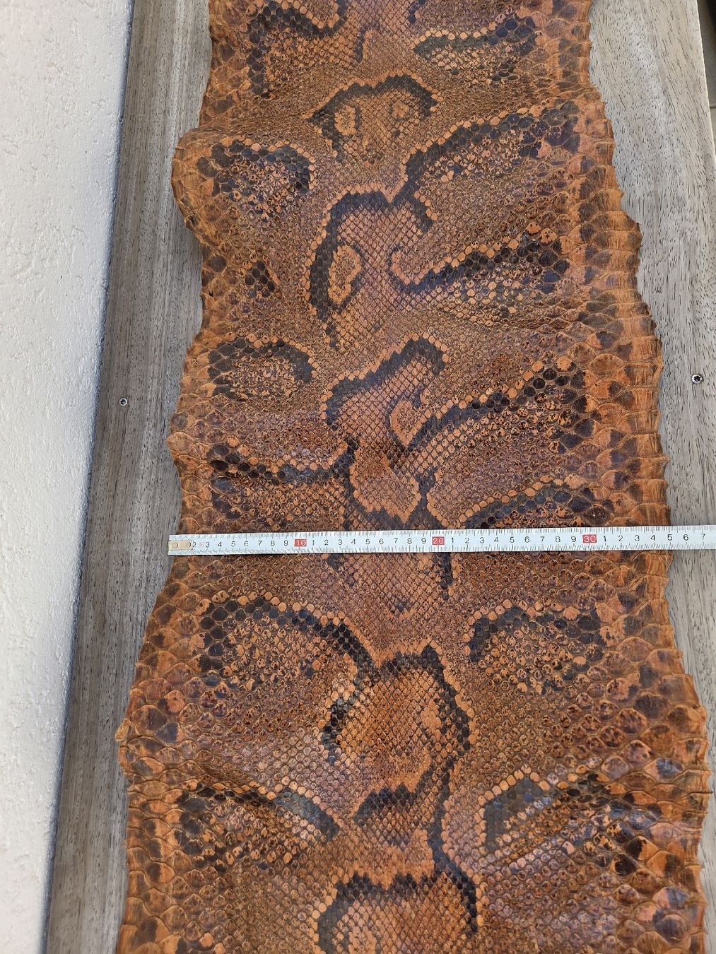 Tessuti: Schlangenhaut Python braun gemustert ca. 450 cm – Nuovo (secondo la descrizione) da Kreuzlingen venduto da gogi3 5