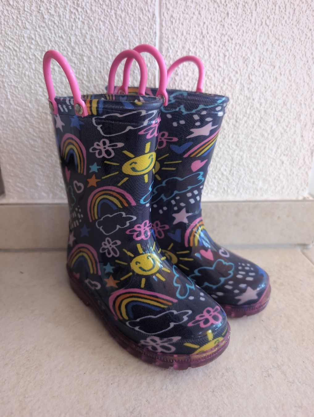 Scarpe per ragazze: Gummistiefel mit LED Grösse 28 – Usato da Alberswil venduto da __colafroeschli__