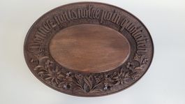 Teller, Brienzer Schnitzerei