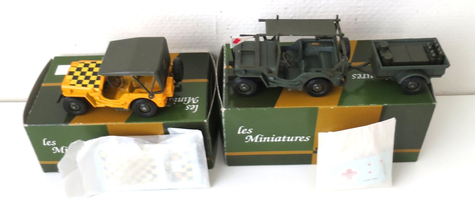 SOLIDO 1/50 US ARMY JEEP WILLYS FOLLOW ME + AMBULANCE (Gebraucht) in ...