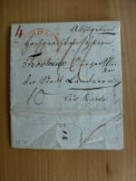 Solothurn nach Le Landeron??  1834, Rechnung