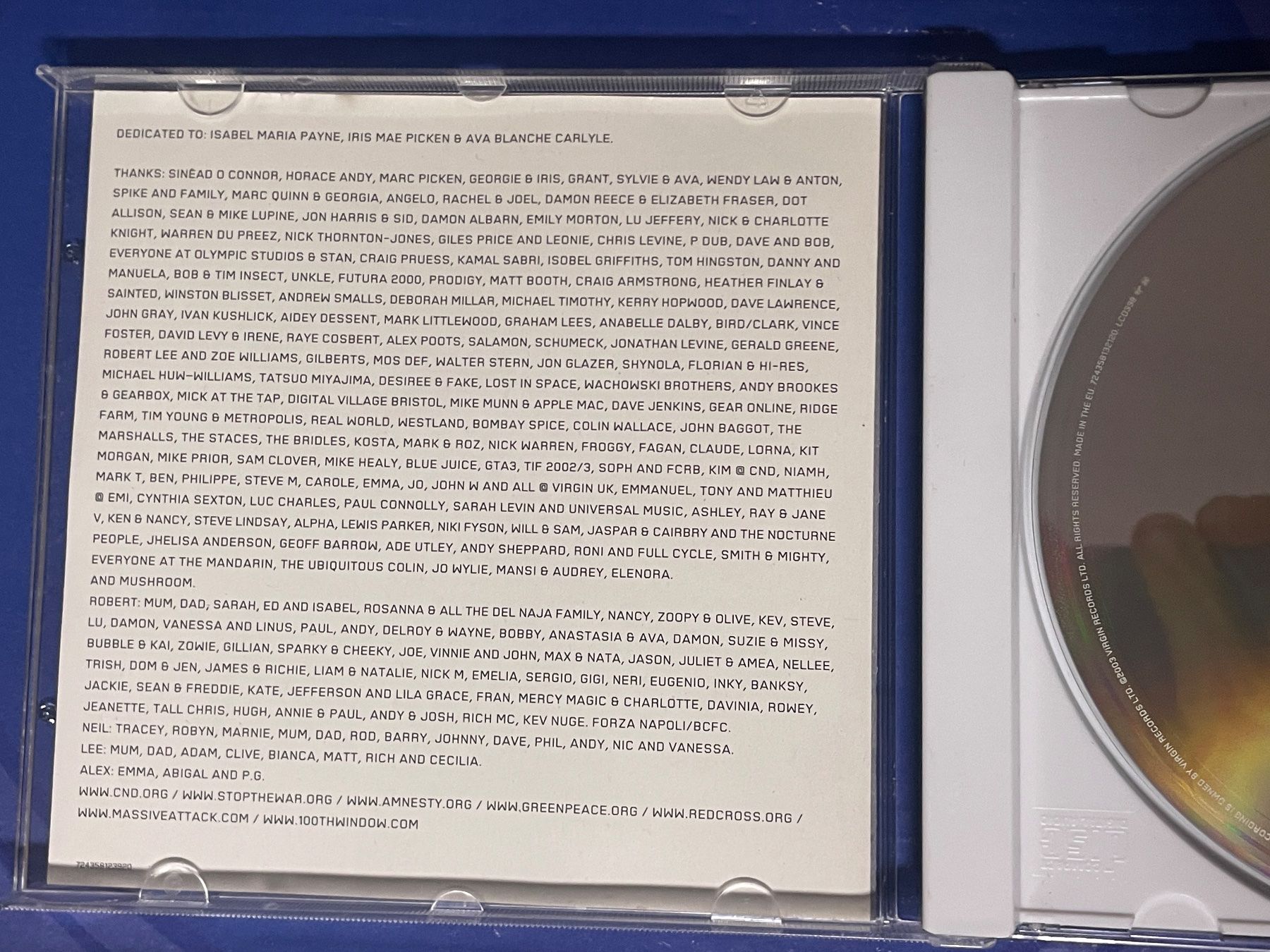 CD: Massive Attack - 100th Window – Usato da Muri b. Bern venduto da AdidasCollector 3