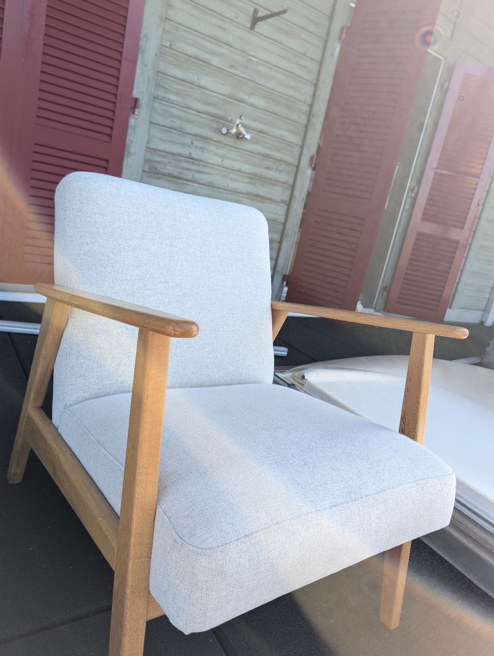 Ikea Poltrone: Ekenäset Sessel Eiche/Gunnared Beige – Usato da Neuendorf venduto da borns 2