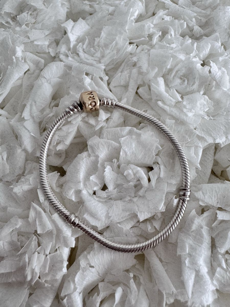Pandora Bracciali & Braccialetti: Pandora Armband 14K Goldverschluss – Usato da Gossau SG venduto da EMK230815 2