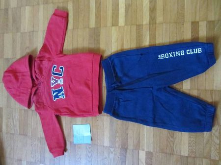 Training 2 pièces de marque "Original Marines"taille 6-9mois
