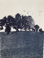 Lithographie de l'artiste suisse André Clerc (1947-2025)