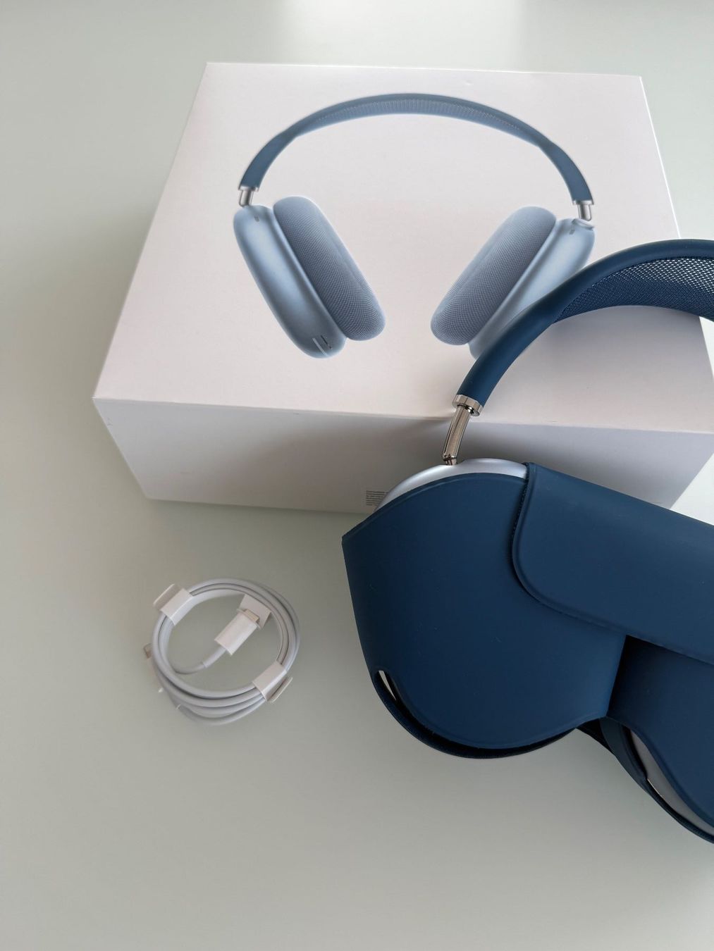 Apple Cuffie: Apple AirPods Max - Sky Blue – Usato da Rain venduto da ThriftSHA 1