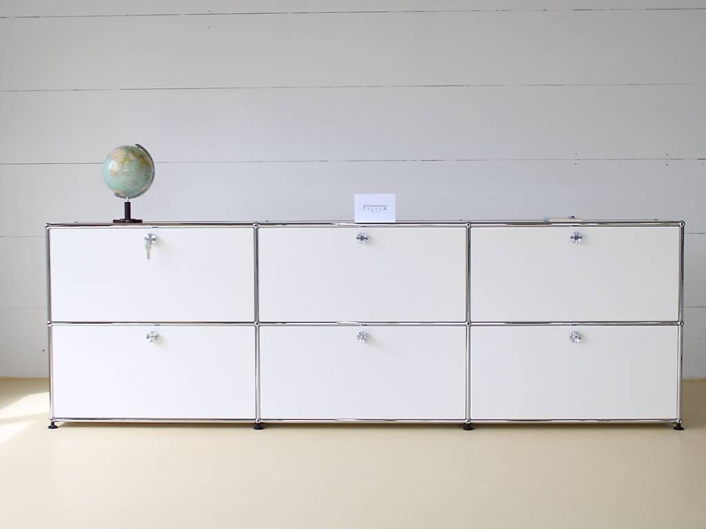 USM Scaffali: USM Sideboard in Reinweiss, neuwertig – Usato da Meinisberg venduto da atelier_TILIJA 2