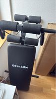 Tectake Bauchtrainer Fitnessgerät schwarz neuwertig