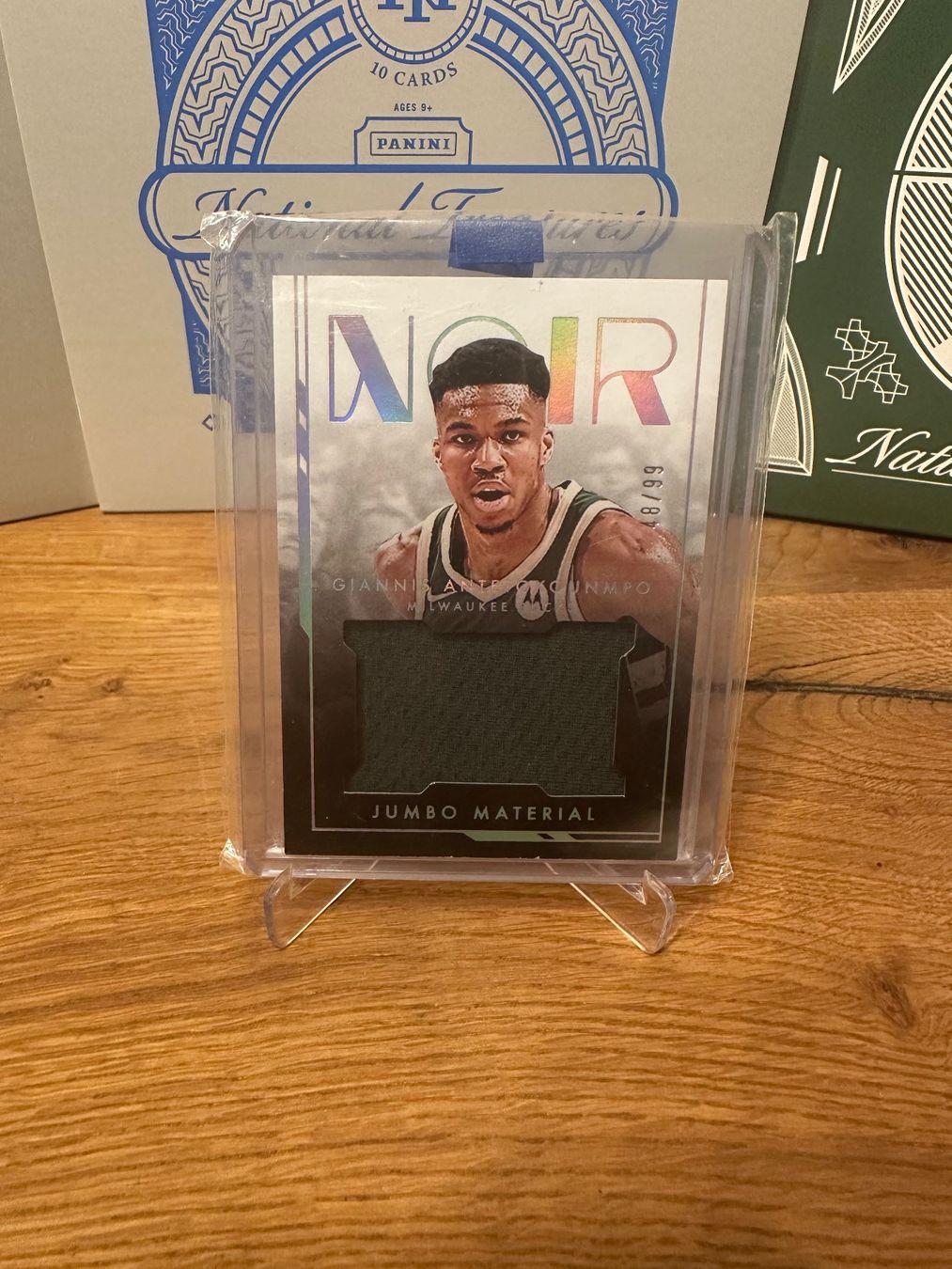 Nba Carte collezionabili: Giannis Antetokounmpo noir patch /99 – Usato da Vullierens venduto da Gaara04