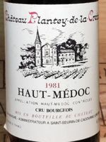 1981 Château Plantey de la Croix Haut-Médoc Rarität!