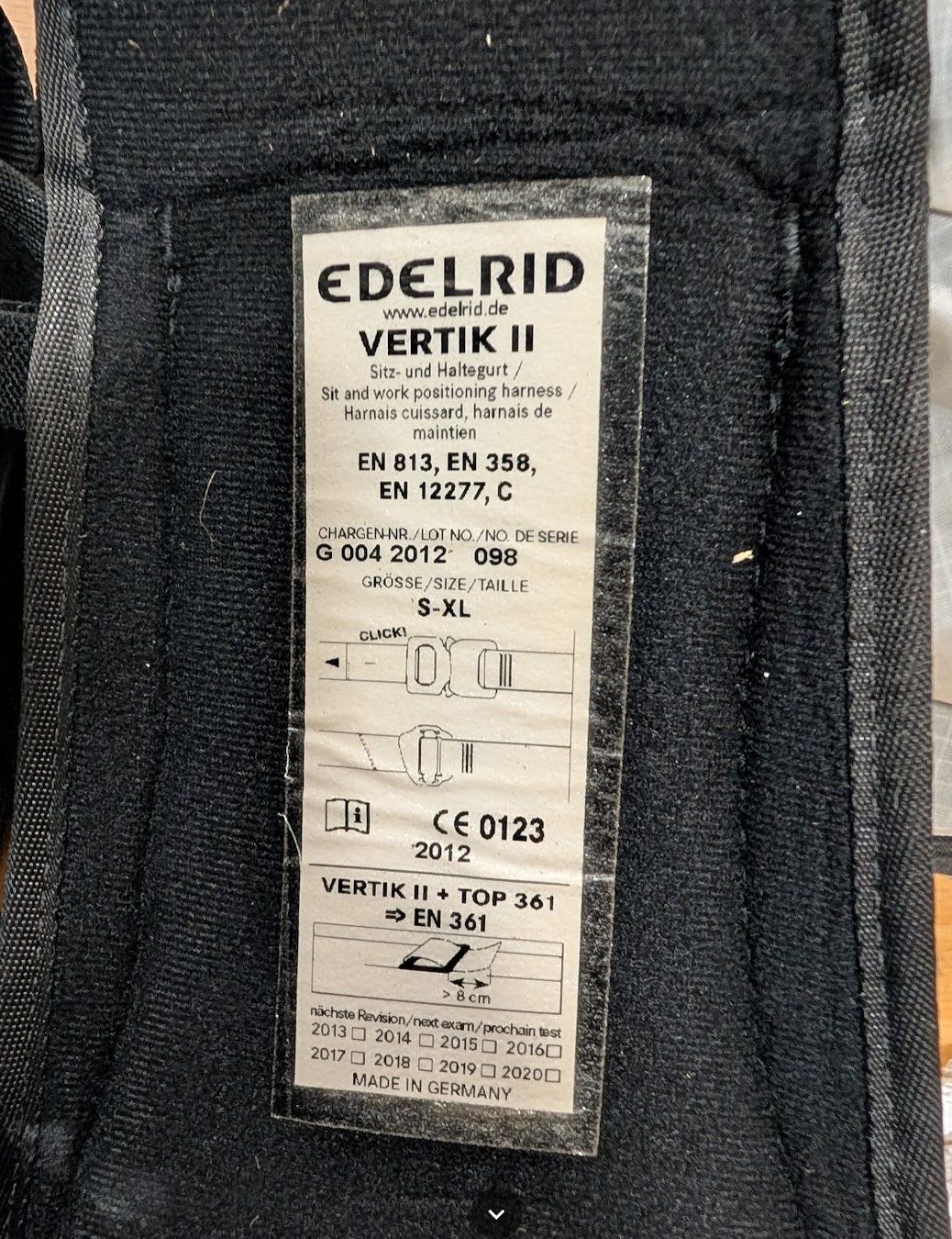 Edelrid Kletterausrüstungen: edelrid vertic Komplettgurte – Gebraucht aus Unterengstringen von mai_658h 2